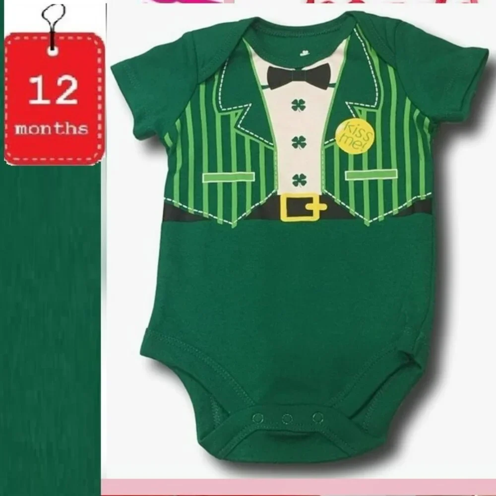 🎁 10/$25 St. Patrick's Day onesie, 12 months